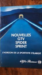 Alfa Romeo - Nouvelles GTV  Spider  Sprint  1983, Boeken, Auto's | Folders en Tijdschriften, Alfa Romeo, Ophalen of Verzenden