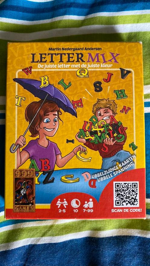 Lettermix - 999 Games, Hobby en Vrije tijd, Gezelschapsspellen | Bordspellen, Ophalen of Verzenden
