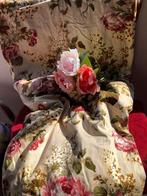 Romantisch Floral Vintage Gordijn, Huis en Inrichting, Stoffering | Gordijnen en Lamellen, Gebruikt, 200 cm of meer, Landelijk, Romantisch