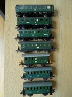 Lot d'anciens wagons à passagers - Fleischmann - HO, Hobby & Loisirs créatifs, Trains miniatures | HO, Fleischmann, Utilisé, Enlèvement ou Envoi
