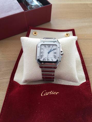 Cartier Santos automatic beschikbaar voor biedingen