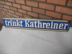 oud emaille bord "Kathreiner", jaren '30, Verzamelen, Verzenden, Gebruikt, Reclamebord