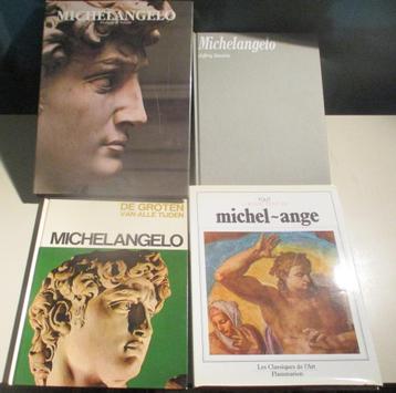 4 beaux livres d'art sur Michel-Ange