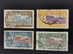 Réunion 1907-1922 - Haven van Saint-Denis, wapenschild, Postzegels en Munten, Ophalen of Verzenden, Overige landen, Gestempeld