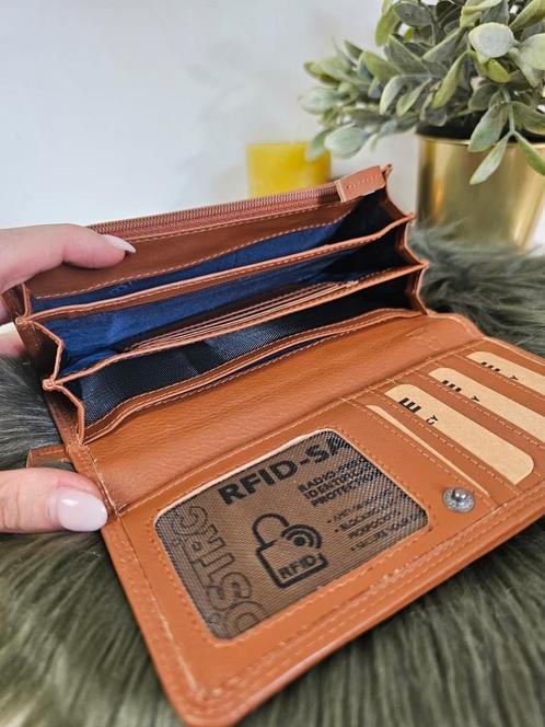 Nieuwe leren portefeuille van DSTRCT, Handtassen en Accessoires, Portemonnees, Nieuw, Overige merken, Bruin, Leder, Ophalen of Verzenden