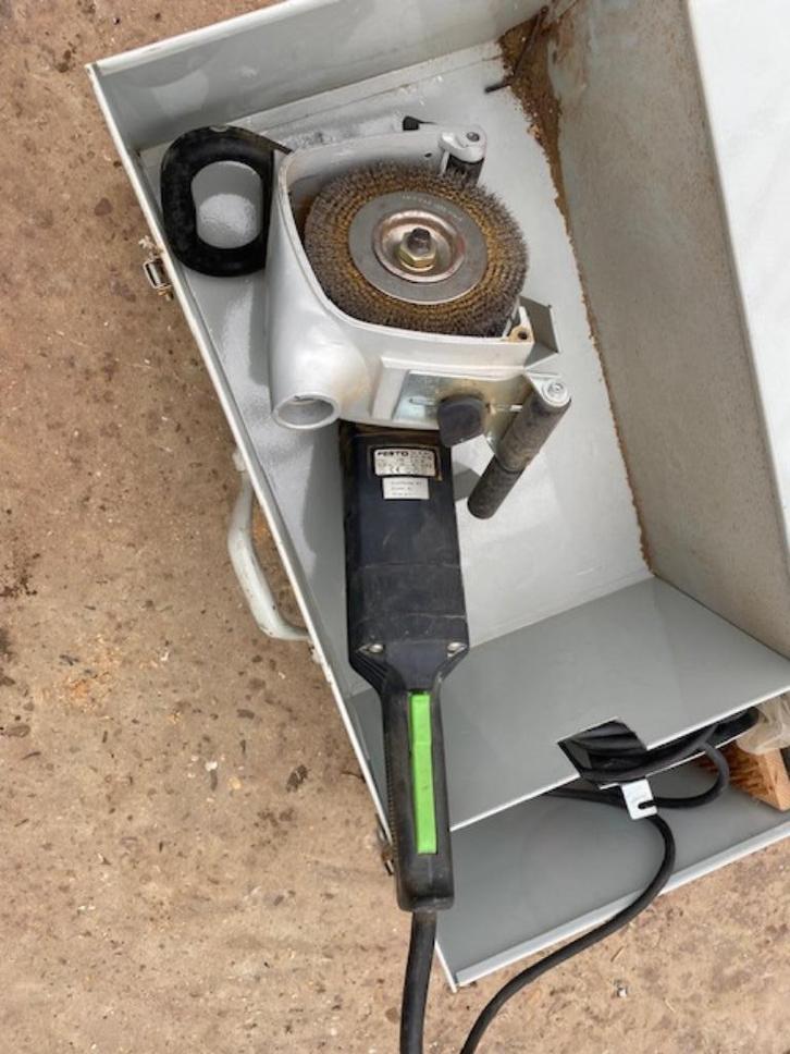 BORSTELMACHINE "RUSTOFIX" FESTO, Doe-het-zelf en Bouw, Gereedschap | Schuurmachines, Gebruikt, Overige typen, 1200 watt of meer