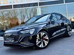 Audi Q8 e-tron SPORTBACK S-LINE 55 E-TRON QUATTRO / PANO / 3, Auto's, Audi, Automaat, Gebruikt, Zwart, 408 pk