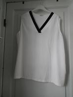 Witte blouse, mouwloos. Voor dames. Maat XL (C&A), C&A, Wit, Zo goed als nieuw, Maat 46/48 (XL) of groter