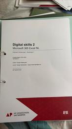 Digital skills 2 - Excel, Ophalen of Verzenden, Zo goed als nieuw