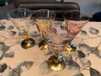 Vintage glazen jaren 50-60, Ophalen of Verzenden