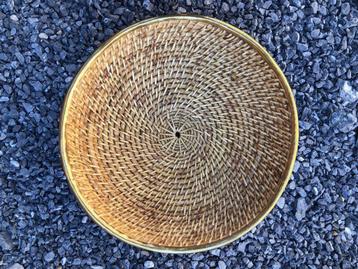 Corbeille ronde en osier/rotin | 35 cm