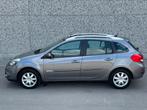 Renault Clio 1.2tCe TomTom 2012 1Main Clim Toit Pano Gps, Auto's, Stof, Zwart, Beige, 5 deurs
