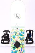 145 dames snowboard GNU B-NICE 2024, White/blue, Sport en Fitness, Snowboarden, Verzenden, Gebruikt, Board