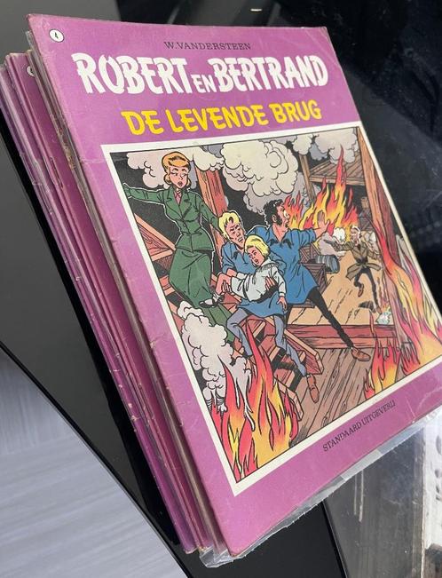 Robert en Bertrand - range 4 tem 15 / 42 tem 58 - 16 albums, Livres, BD, Utilisé, Plusieurs BD, Enlèvement ou Envoi