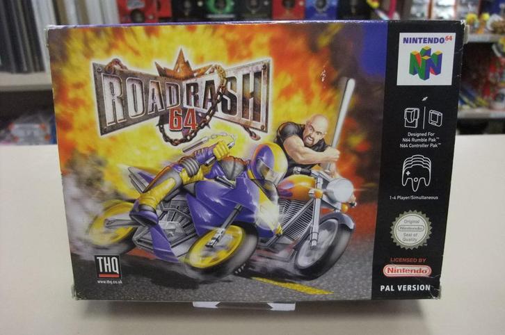 Road Rash 64 (cib) eur n64, Consoles de jeu & Jeux vidéo, Jeux | Nintendo 64, Utilisé, Course et Pilotage, À partir de 12 ans
