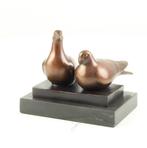 Bronzen Beeld van paar Duiven GRATIS LEVERING, Verzenden, Brons