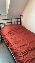 1 persoonsbed met toebehoren, Ophalen, 90 cm, Eenpersoons, Zwart