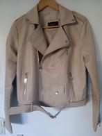 Beige bikerjasje, Beige, Maat 42/44 (L), Nieuw, Ophalen