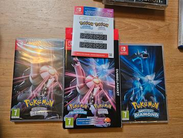 Pokemon Brilliant en Diamond met ongebruikte codes beschikbaar voor biedingen