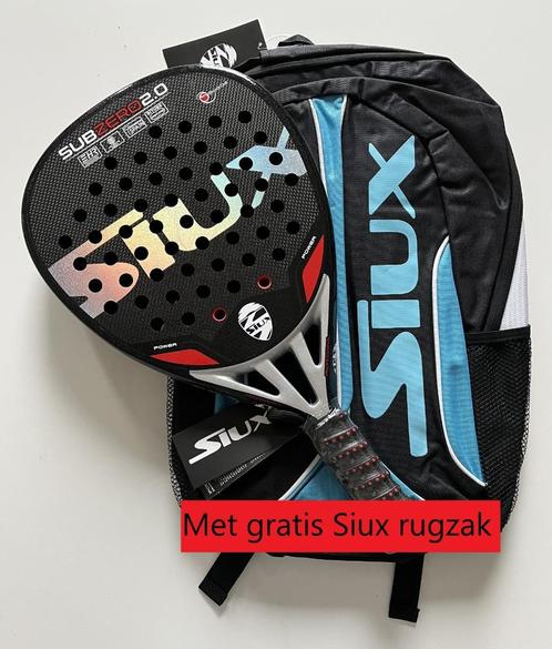 Siux Subzero 2.0 sandy padel racket NIEUW, Sports & Fitness, Padel, Neuf, Raquette de padel, Enlèvement ou Envoi