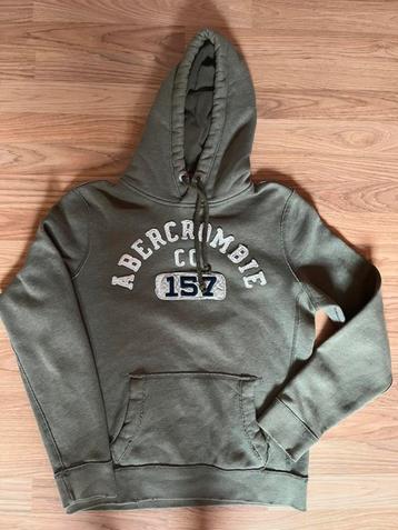 Kaki hoodie Abercrombie & Fitch maat S beschikbaar voor biedingen