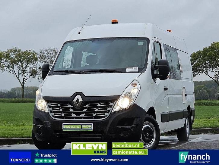 Renault MASTER 2.3 L2H2 Dubbel Cabine !, Auto's, Bestelwagens en Lichte vracht, Bedrijf, ABS, Airconditioning, Centrale vergrendeling