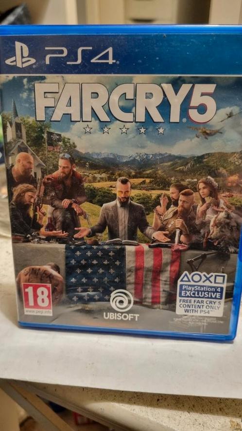 Far Cry 5 (PS4), Games en Spelcomputers, Games | Sony PlayStation 4, Zo goed als nieuw, Overige genres, Vanaf 18 jaar, Online