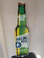 Reclamebord van Rolling rock bier, Ophalen of Verzenden, Reclamebord