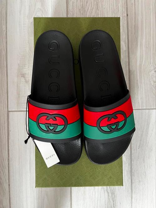 Nieuwe Gucci slipper maat 46, Kleding | Heren, Schoenen, Nieuw, Zwart, Ophalen of Verzenden