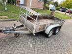 Dubbel as  2 assen Remarque, Auto diversen, Aanhangers en Bagagewagens, Ophalen, Gebruikt