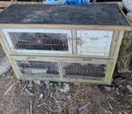 Clapier, cage, garenne à lapin, poussin, Ophalen, Gebruikt