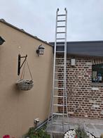 2 delige uitschuifbare aluminium ladder +/- 8M, Ophalen, Gebruikt