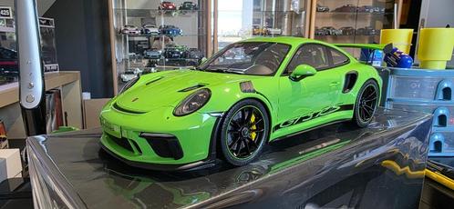 Porsche 911 GT3 RS (991.2) Green Gt-Spirit 1/12, Hobby en Vrije tijd, Modelauto's | 1:5 tot 1:12, Nieuw, Auto, 1:9 t/m 1:12, Ophalen of Verzenden