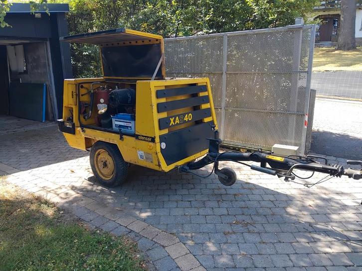 Compresseur de chantier Atlascopco 4m³, Doe-het-zelf en Bouw, Compressors, Gebruikt, Ophalen