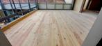 150m2 Grenen vloerdelen, rondom messing en groef 195mm breed, Ophalen of Verzenden, Nieuw, Overige vormen, Overige materialen