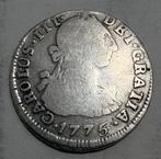 Zilveren 2 reals 1775 Bolivia, Enlèvement ou Envoi, Argent