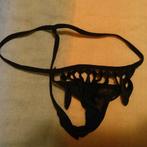 Zwarte string in de maat S, Kleding | Dames, Ophalen of Verzenden, String