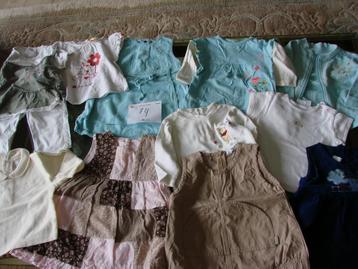 baby kleding meisje maat 74  = 9maand