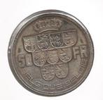 10489 * 50 francs 1940 Posa française, Timbres & Monnaies, Monnaies | Belgique, Envoi, Argent