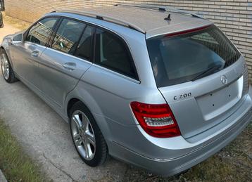 Mercedes c200 gekeurd voor verkoop!!, Auto's, Euro 5, Achterwielaandrijving, Zwart, Zwart