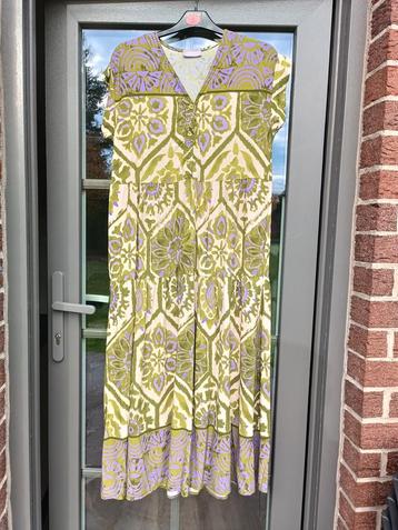 Lange jurk met print van Cassis  beschikbaar voor biedingen