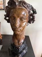 Prachtig bronzen beeld war van asten 1888 1958, Antiek en Kunst, Ophalen of Verzenden