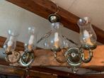 Antieke luster, Huis en Inrichting, Ophalen of Verzenden, Gebruikt, Glas