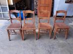 Oude caféstoelen 7 stuks