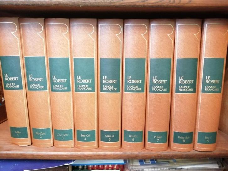 Dictionnaire ; Le Grand Robert 1986 - 9 volumes, Boeken, Woordenboeken, Nieuw, Frans, Overige uitgevers, Ophalen