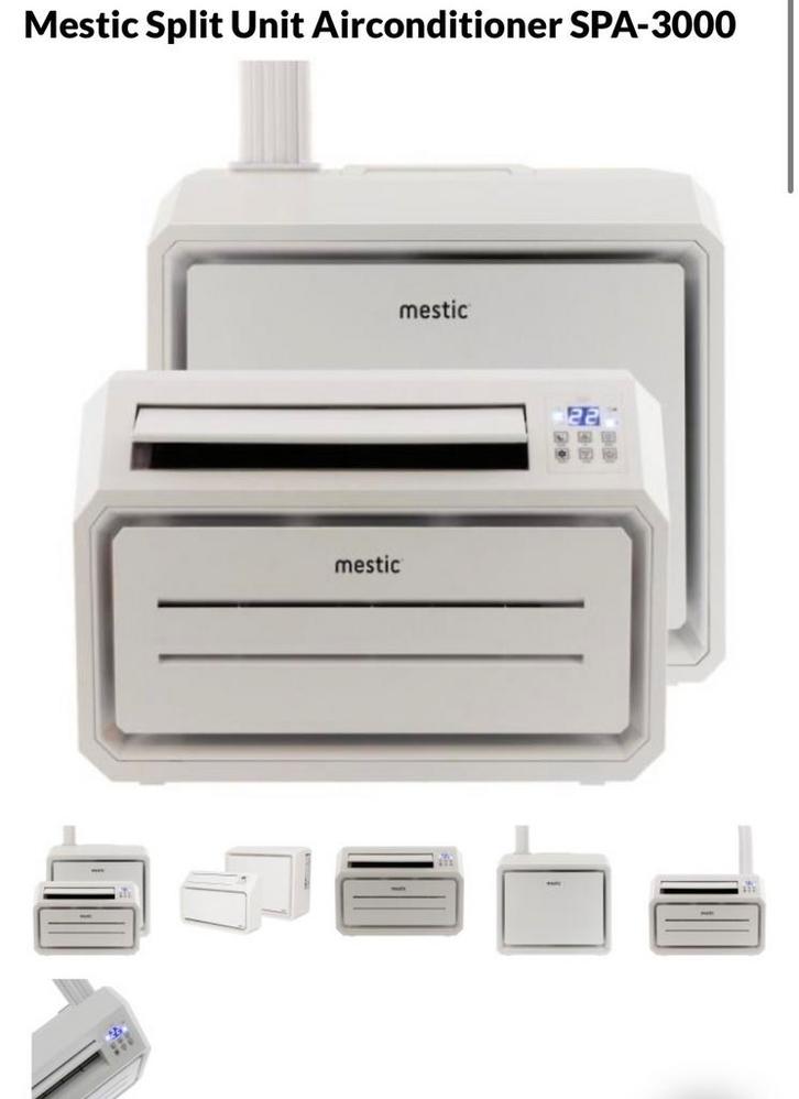 Airco met buitenunit voor carvans, Elektronische apparatuur, Airco's, Zo goed als nieuw, Wandairco, Minder dan 60 m³, 2 snelheden