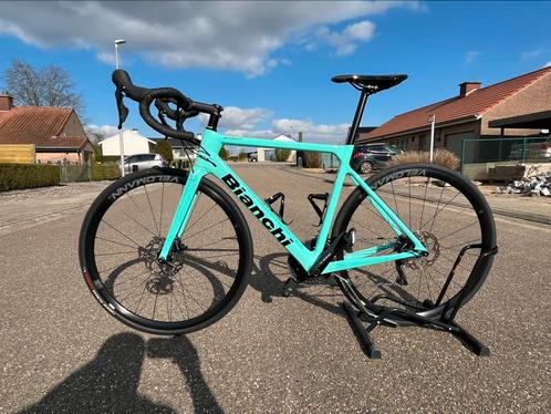 Bianchi sprint 105 shimano, Fietsen en Brommers, Fietsen | Racefietsen, Zo goed als nieuw, Heren, Overige merken, Carbon, 53 tot 57 cm