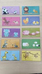 Baby puzzel dieren, Ophalen of Verzenden, Minder dan 10 stukjes, Gebruikt, 6 maanden tot 2 jaar