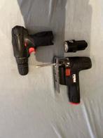 Lot visseuse + scie sauteuse  accu + kit mini-outil dremel, Enlèvement, Utilisé