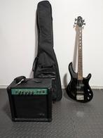 Basgitaar Cort met versterker Stagg, Muziek en Instrumenten, Ophalen, Gebruikt, Elektrisch, 5-snarig